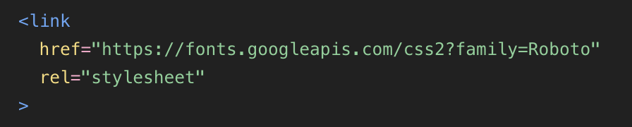 Html Einbindung von Google Fonts